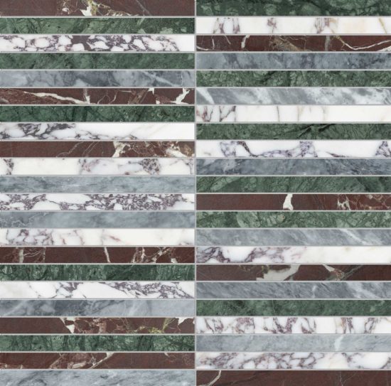 Utopio .5x6 Stacked Tropic Mosaic | LA TERRA STONE