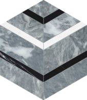 Utopio Hexo Monochromo Mosaic | LA TERRA STONE
