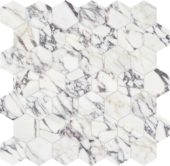 Viola Roccia 2 Hexagon Mosaic | LA TERRA STONE