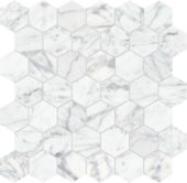 Virtue Bianco 2 Hexagon Mosaic | LA TERRA STONE