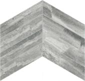 Volcana Notte 2x8.5 Chevron Mosaic | LA TERRA STONE
