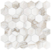 Royal Stoneworks 2" Calacatta Royale Hex | LA TERRA STONE