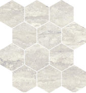Saturnia 3x3 Hex Roman Matte | LA TERRA STONE