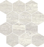 Saturnia 3x3 Hex Roman Matte | LA TERRA STONE