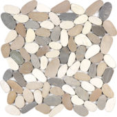 12X12 Flat Harmony Warm Blend | LA TERRA STONE