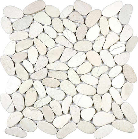 12X12 Flat Serenity Ivory | LA TERRA STONE