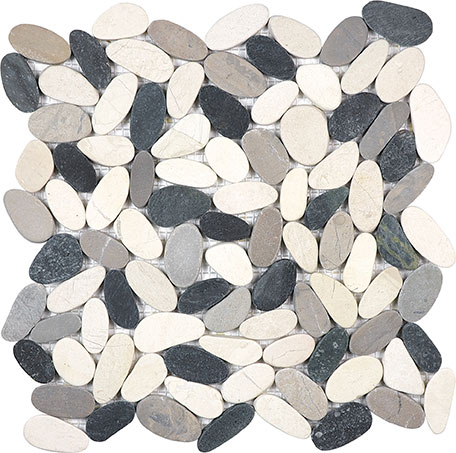 12X12 Flat Tranquil Cool Blend | LA TERRA STONE