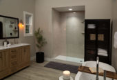 Drift Sand Gloss Shower Wall Kit 30x60x94 | LA TERRA STONE
