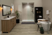 Drift Sand Gloss Shower Wall Kit 36x60x94 | LA TERRA STONE