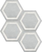 Form 7" Hexagon Frame Ice | LA TERRA STONE