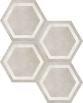 Form 7" Hexagon Frame Sand | LA TERRA STONE