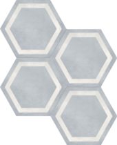 Form 7" Hexagon Frame Tide | LA TERRA STONE