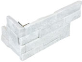 Ledger Stone 6x18 Glacier Assembled Corner | LA TERRA STONE