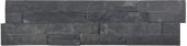 Ledger Stone 6x24 Carbon Split Face Corner | LA TERRA STONE