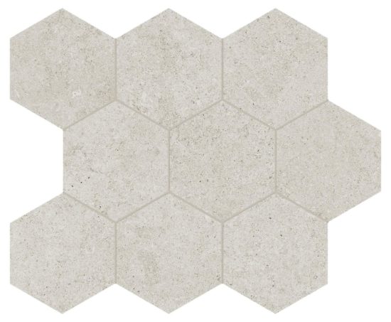 Lithoform 4" Hex Crosscut Dunes | LA TERRA STONE