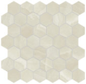 Lustra 2" Hex Onyx Crema Honed | LA TERRA STONE
