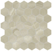 Lustra 2" Hex Onyx Hazel Honed | LA TERRA STONE