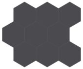 Monoforma 4" Hex Shilhouette Silk | LA TERRA STONE