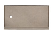 Shower Pan 30x60 Concrete Sand | LA TERRA STONE