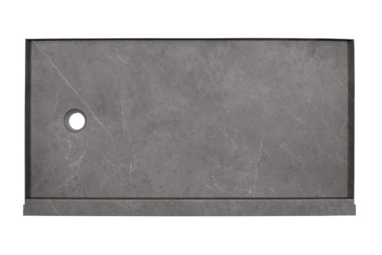 Shower Pan 30x60 Graphite Slate | LA TERRA STONE