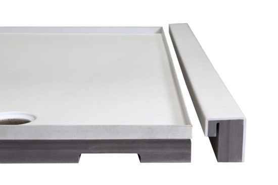 Shower Pan 30x60 Vivid White | LA TERRA STONE