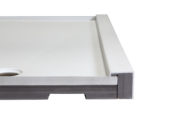 Shower Pan 30x60 Vivid White | LA TERRA STONE