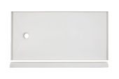 Shower Pan 30x60 Vivid White | LA TERRA STONE