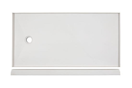 Shower Pan 30x60 Vivid White | LA TERRA STONE