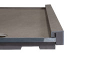 Shower Pan 32x60 Concrete Sand | LA TERRA STONE