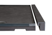 Shower Pan 32x60 Graphite Slate | LA TERRA STONE