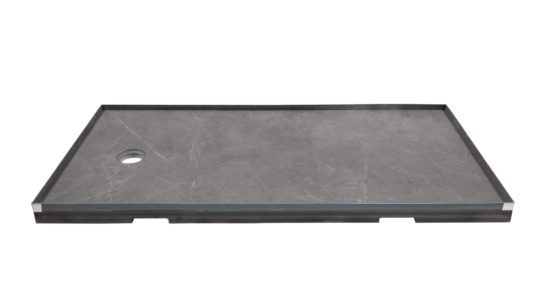 Shower Pan 32x60 Graphite Slate | LA TERRA STONE
