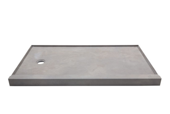 Shower Pan 32x60 Urban Concrete | LA TERRA STONE