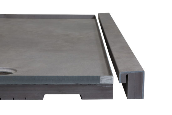 Shower Pan 32x60 Urban Concrete | LA TERRA STONE