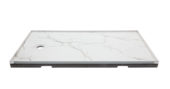Shower Pan 36x60 Bianco Marble | LA TERRA STONE