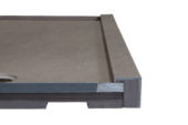 Shower Pan 36x60 Concrete Sand | LA TERRA STONE