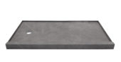 Shower Pan 36x60 Graphite Slate | LA TERRA STONE