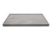 Shower Pan 36x60 Urban Concrete | LA TERRA STONE