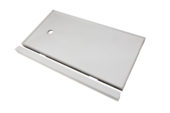 Shower Pan 36x60 Vivid White | LA TERRA STONE