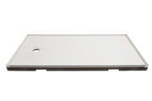 Shower Pan 36x60 Vivid White | LA TERRA STONE