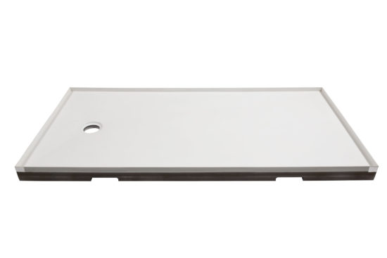 Shower Pan 36x60 Vivid White | LA TERRA STONE