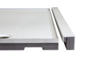 Shower Pan 36x60 Vivid White | LA TERRA STONE