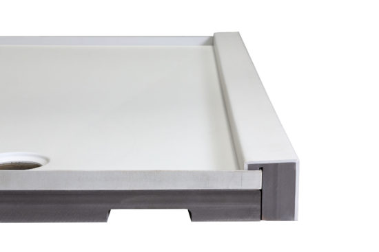 Shower Pan 36x60 Vivid White | LA TERRA STONE