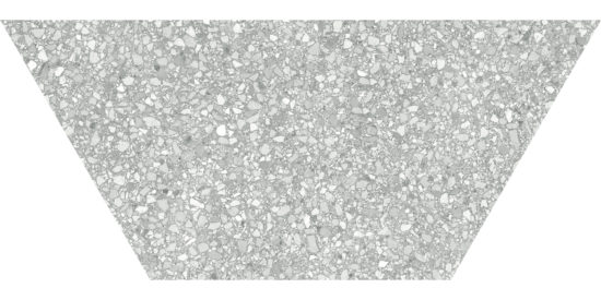 Station 10x24 Ash Half Hexagon | LA TERRA STONE