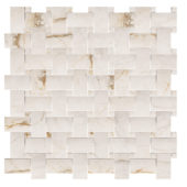 Treasure II Perfect Calacatta 1x2 Basketweave | LA TERRA STONE